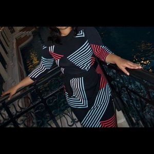 Black semi casual dress